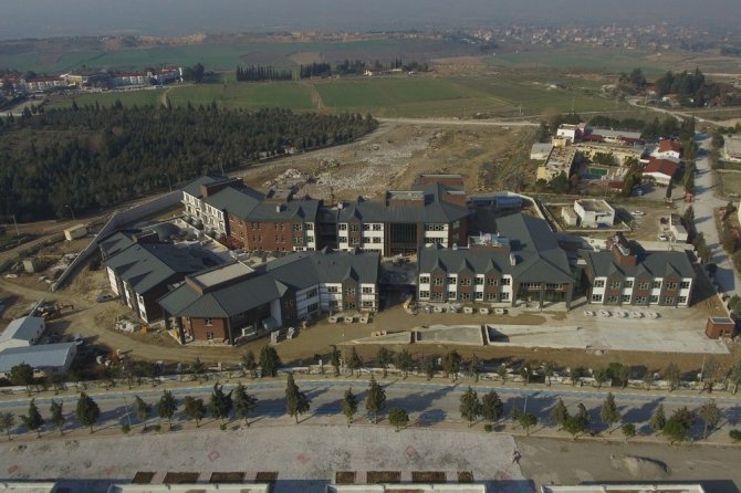 PAÜ Fizik Tedavi Rehabilitasyon Hastanesi inşaatında sona yaklaşıldı