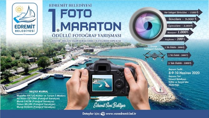 Edremit Belediyesi "1. Foto Maraton" yarışması düzenliyor