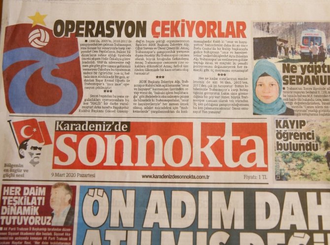 Trabzon’daki 4 yerel gazete "Trabzonspor’a operasyon çekiyorlar" başlığıyla çıktı