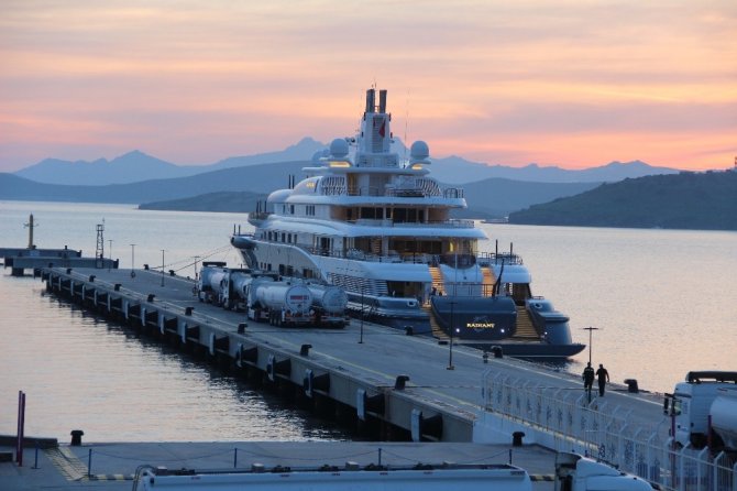 Dubai Şeyhi’nin yatına 2 milyon 200 bin liralık yakıt