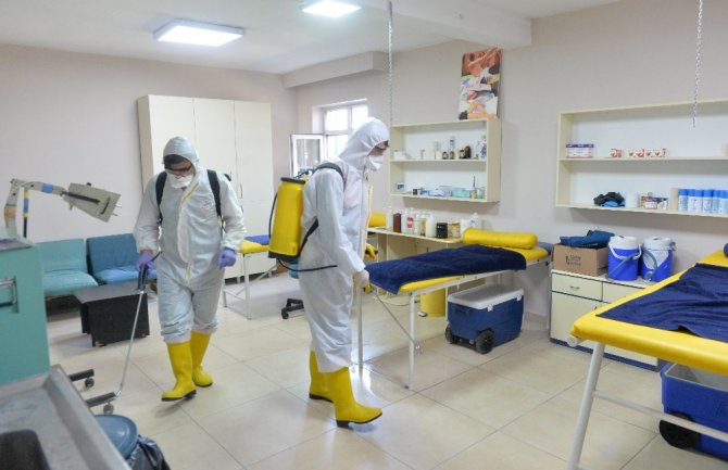 MKE Ankaragücü Tandoğan Tesisleri dezenfekte edildi