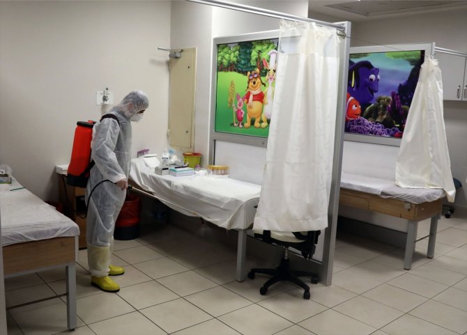 Van Bölge Eğitim ve Araştırma Hastanesi dezenfekte edildi