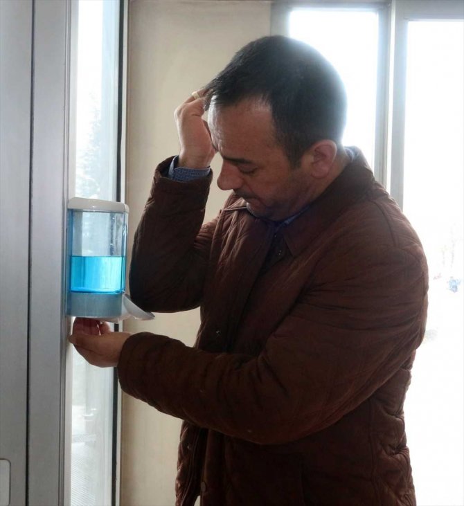 Erzurum Büyükşehir Belediyesinde koronavirüs önlemleri