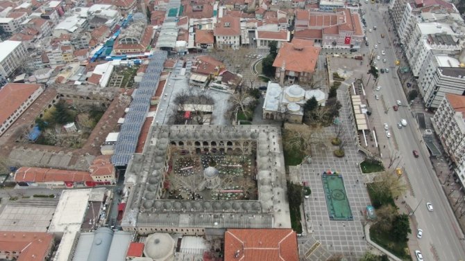 Bursa’da Tarihi Çarşı ve Hanlar Bölgesi 6 Nisan’a kadar kapalı olacak