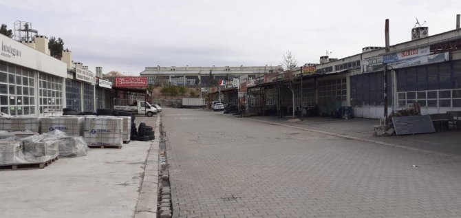 Besni Küçük Sanayi Sitesi geçici olarak kapatıldı