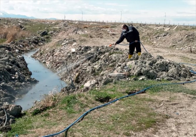 Van'da vektörle mücadele çalışması