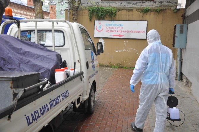 Eyupsultan Da Aile Saglik Merkezleri Dezenfekte Edildi