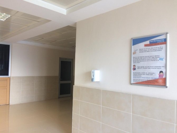 Kahta Adliyesi’nde korona virüs tedbirleri