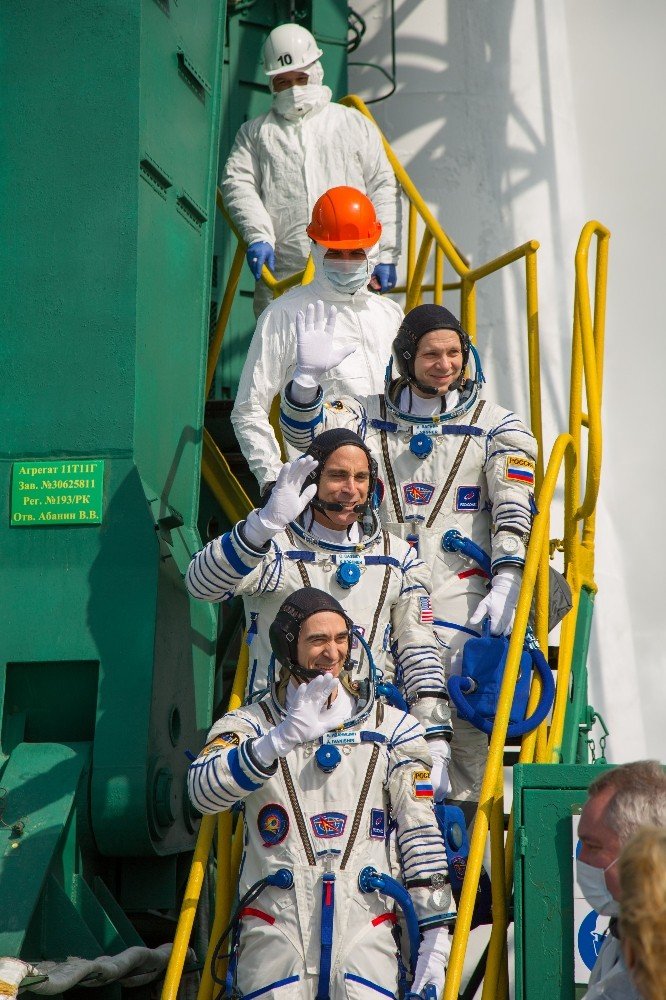 Soyuz MS-16 uzay aracı, Uluslararası Uzay İstasyonu’na fırlatıldı