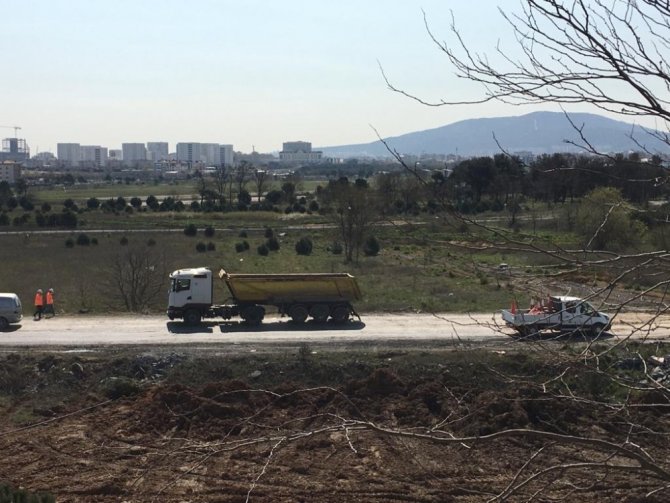 Cumhurbaşkanı Erdoğan’ın Sancaktepe’de yapılacağını duyurduğu hastanenin yapımı devam ediyor