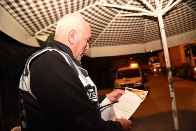Başkan Yılmaz’ın mektupları, gece nöbetindeki polislere de ulaştı