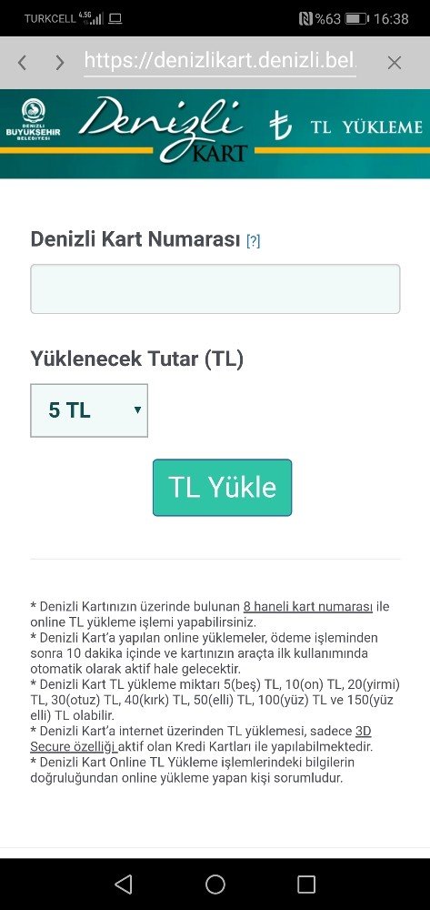 Online dolum işlemi sağlıklı ulaşıma da büyük fayda sağladı