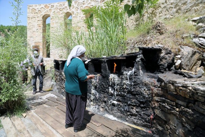 Tunceli'de "Vefalı eller"den yaşlılara Munzur Vadisi gezisi