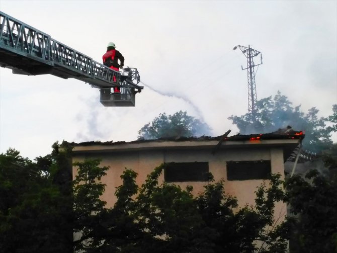 Darende’de trafo merkezinde yangın