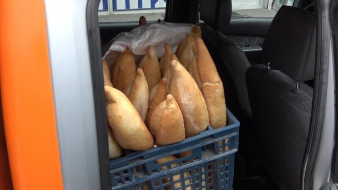 Kırıkkale’de ekmekler evlere kadar ulaştırıldı