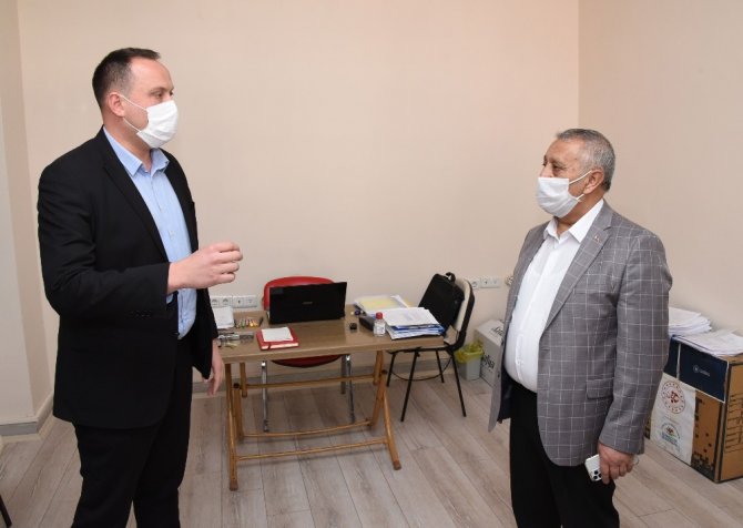 Belediye Başkanı Mehmet Zeybek’ten Vefa ekibine ziyaret