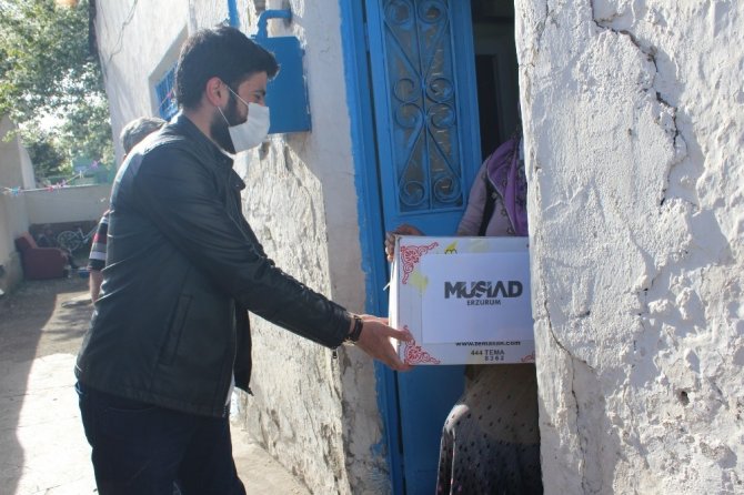 MÜSİAD Erzurum Şubesi Ramazan Ayında 2 bin den fazla aileye yardım