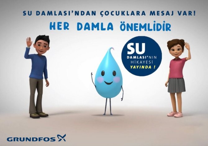 Özge Özpirinçci, çocuklara su tasarrufunun önemini animasyon ile anlattı