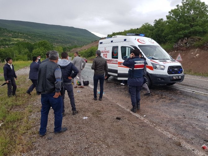 Domaniç’te trafik kazası: 1 yaralı