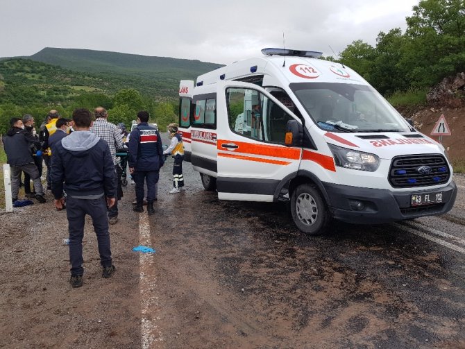 Domaniç’te trafik kazası: 1 yaralı