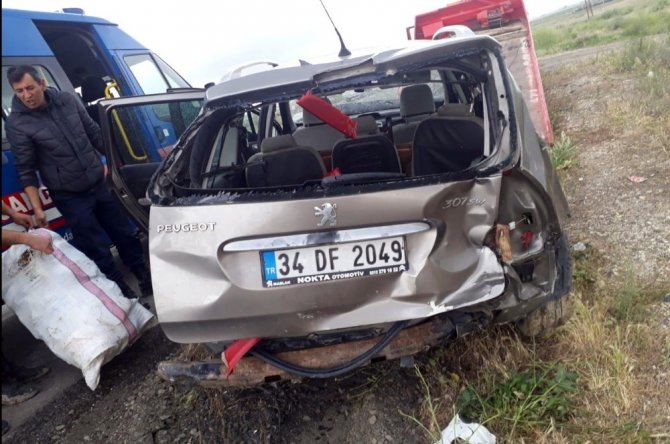 Yerköy’de Trafik kazası 2 yaralı