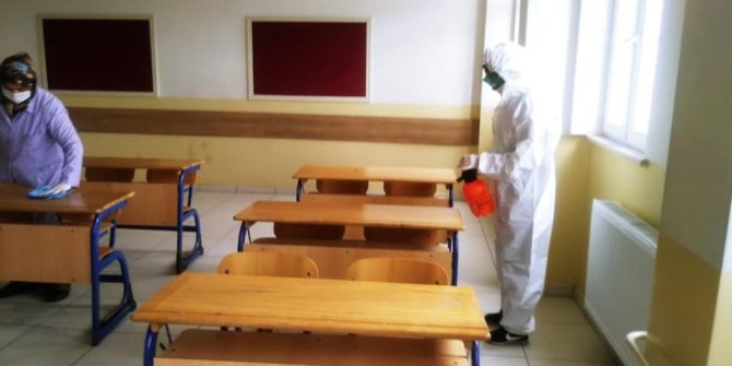 Düzce’de okullarda LGS temizliği
