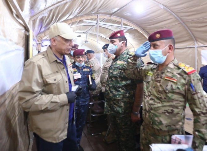 Irak Başbakanı El-Kazimi, DEAŞ operasyonunu Kerkük’ten yürüttü