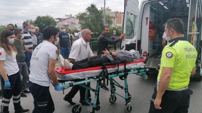 Antalya’da motosiklet kazası: 1 yaralı