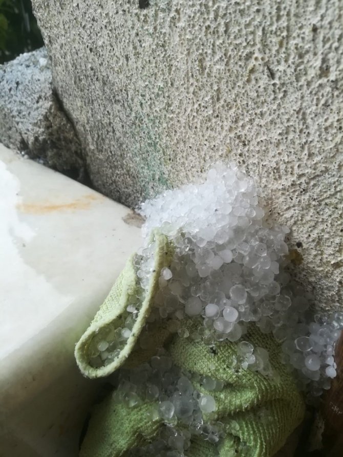 Doluyu gören Hafize teyze duaya başladı