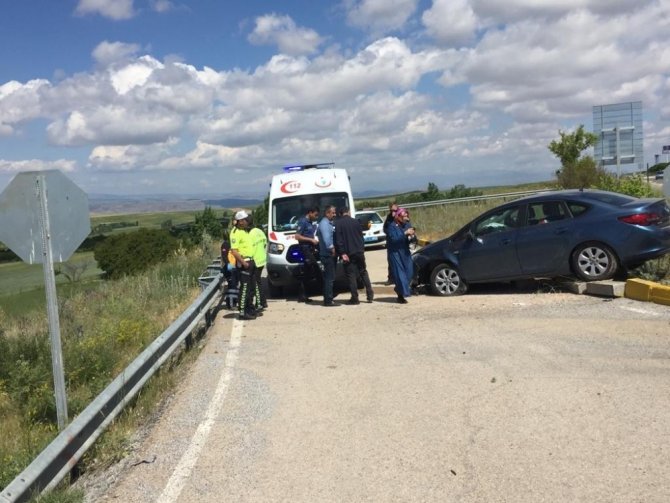 Kırıkkale’de trafik kazası: 1 yaralı