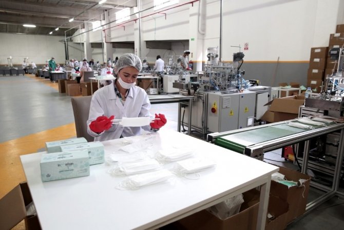 Bursa’da gıda ürünü, dezenfektan ve maske üretimi için rekor ruhsat başvurusu