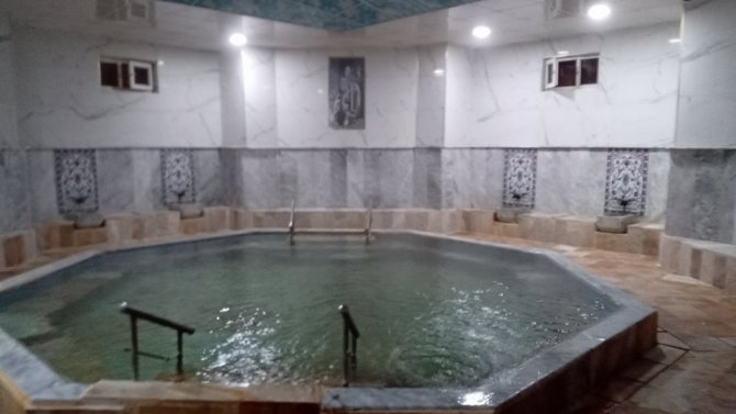 Dereli kaplıcaları hizmete başladı