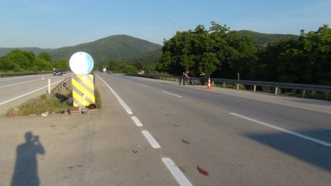 Bursa-Ankara yolunda kaza: 1 ölü