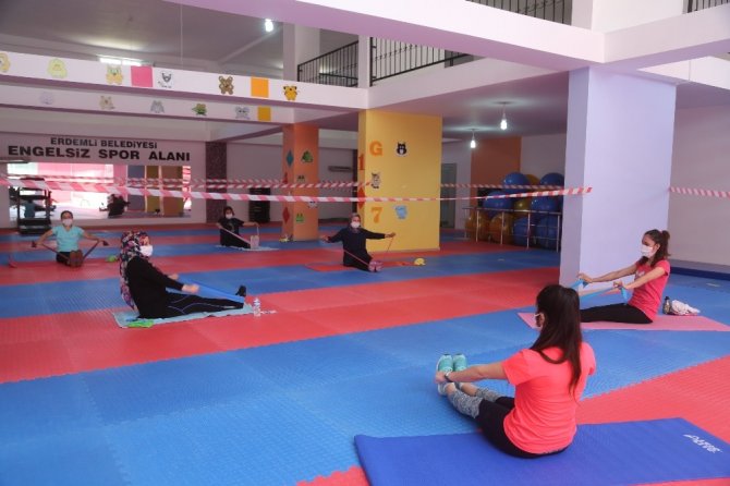 Erdemli Belediyesi Spor Merkezi faaliyete başladı
