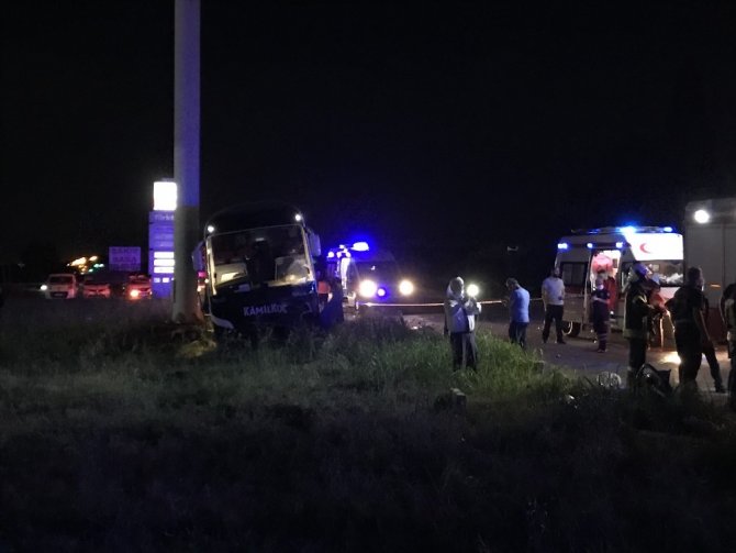 Manisa’da otobüs kazası: 2 ölü 2 yaralı