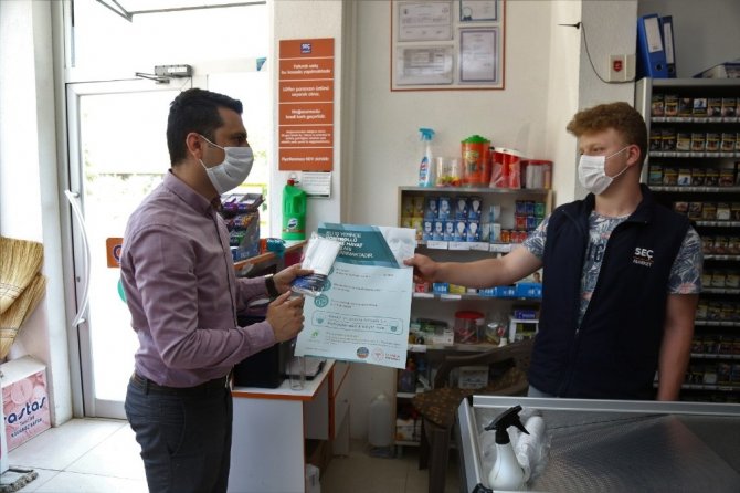 Serdivan Belediyesi ekipleri esnafı bilgilendirmeye devam ediyor