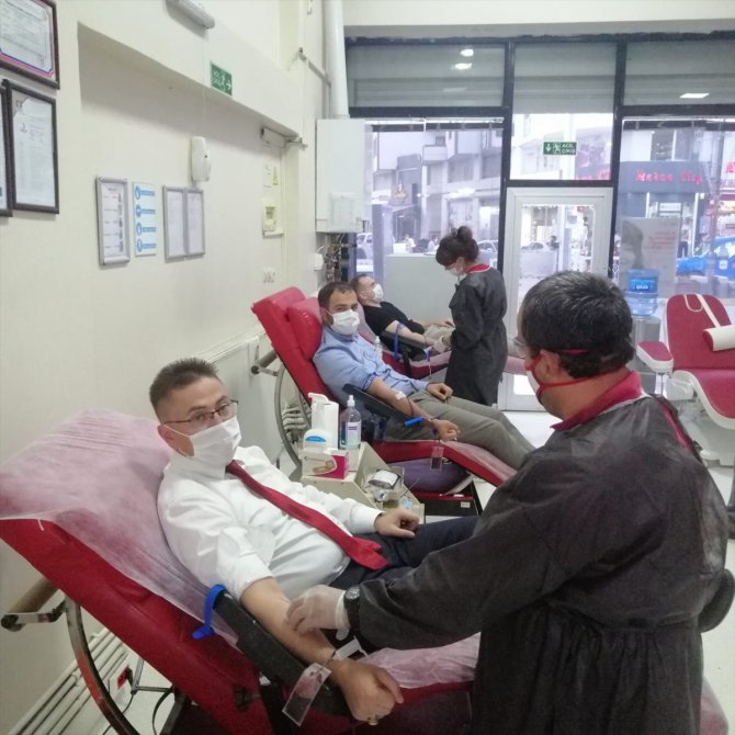 Van Cumhuriyet Başsavcısı Oğuzhan Dönmez kan bağışında bulundu