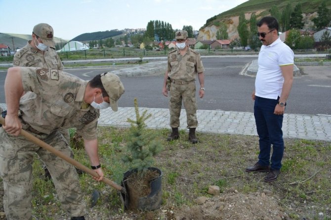 Sarıkamış’ta Jandarma 181. Yıldönümünü Ağaç Dikerek Kutladı