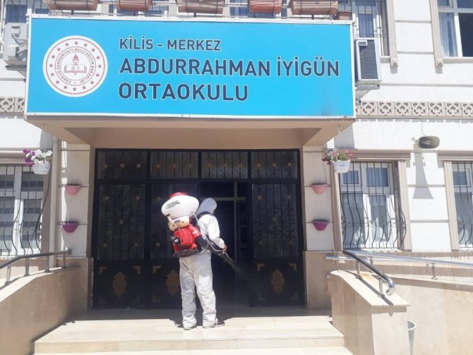 LGS sınavı yapılacak okullar dezenfekte edildi