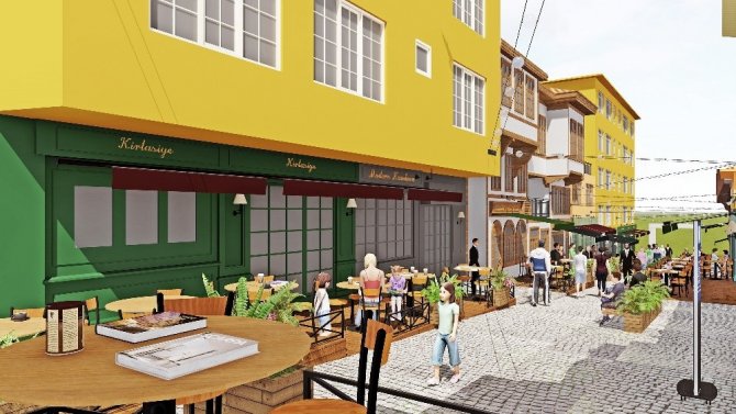 Yıldırım’da Kafeler Sokağı’nın çehresi değişiyor