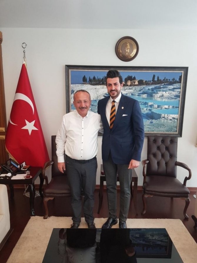 Denizli Fenerbahçeliler Derneğinden Vali Atik’e hayırlı olsun ziyareti