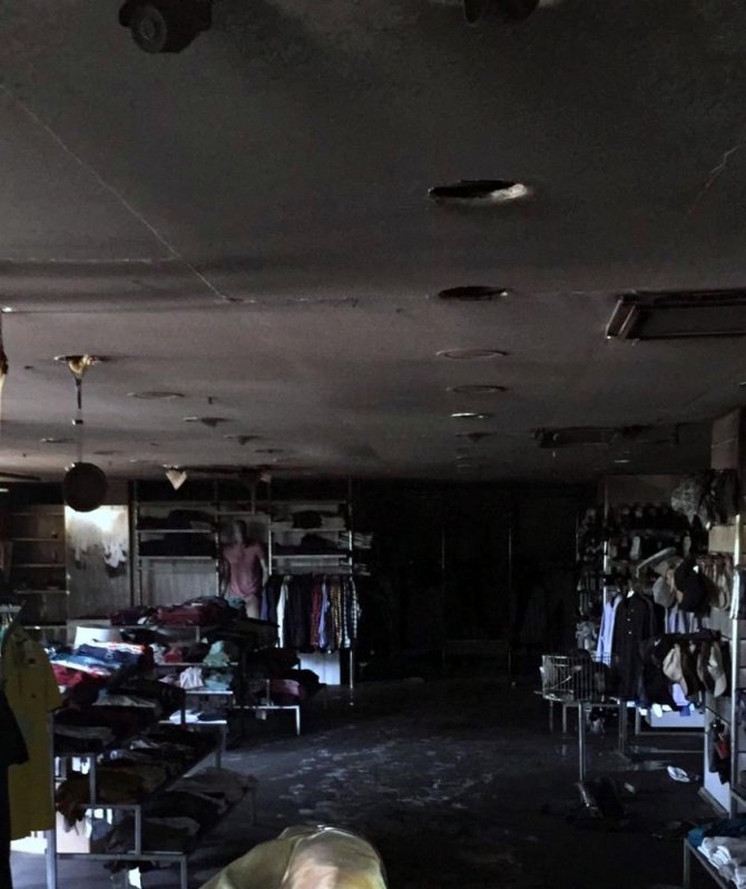 Yenişehirli iş adamının Bilecik’teki AVM mağazaları yandı