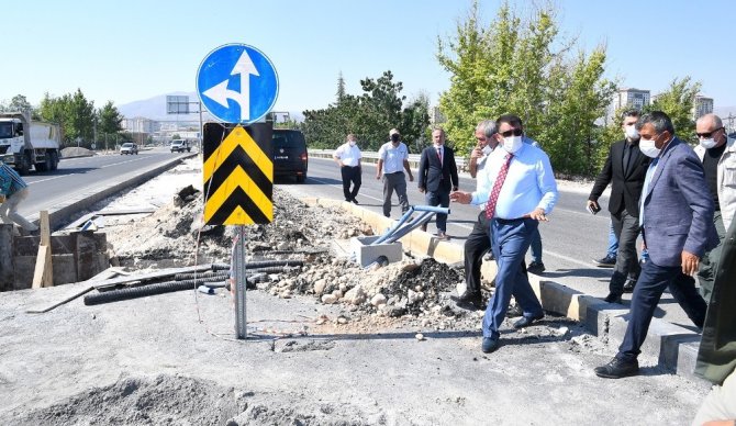 Başkan Gürkan, Anayurt Bulvarı’nda inceleme