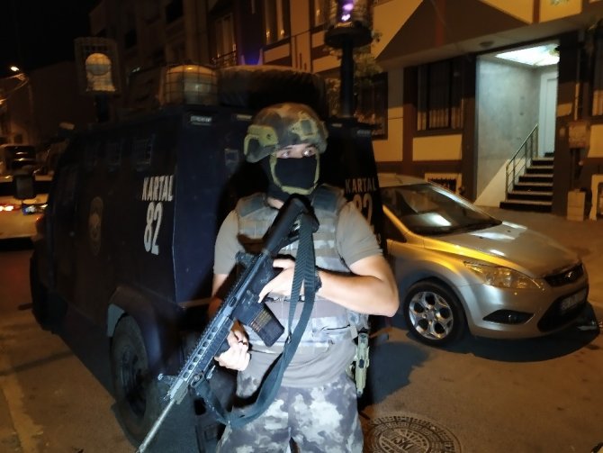 İstanbul’da gece yarısı çok sayıda adrese terör operasyonu