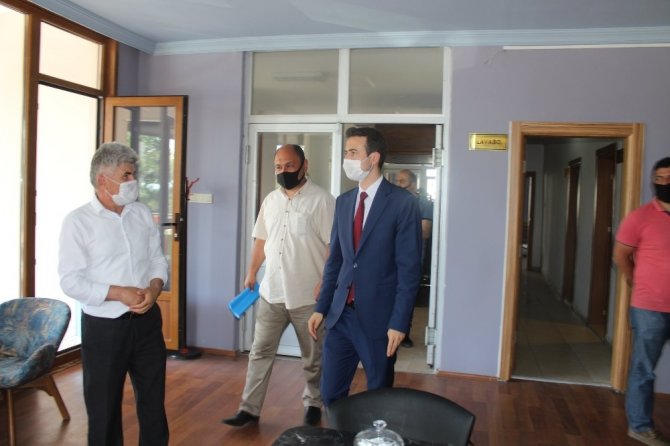 Cide Kaymakamı Açıkgöz, uygulama otelini inceledi