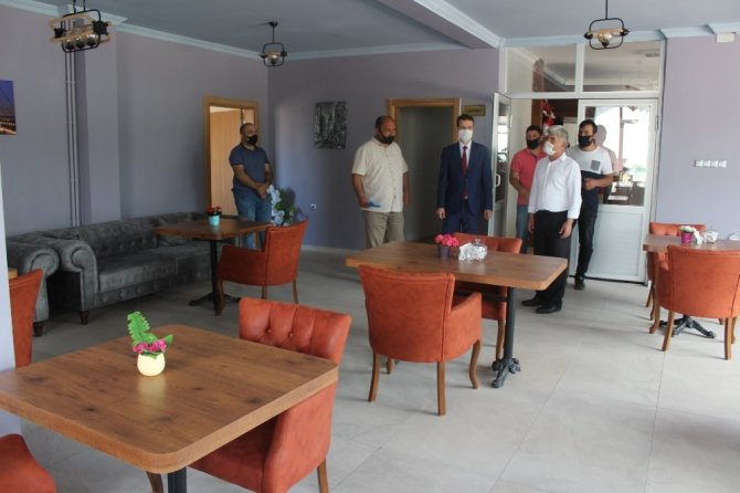 Cide Kaymakamı Açıkgöz, uygulama otelini inceledi