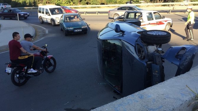 Edirne’de trafik kazası: 1 yaralı