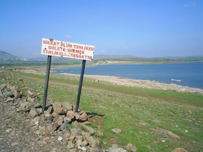 Kilis’te gölet ve barajlar tabelalı uyarı
