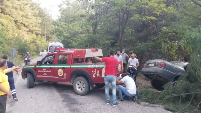 Spil Dağı Milli Parkı yolunda kaza: 1 ölü