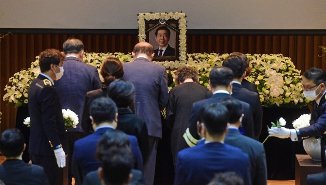 Seul Belediye Başkanı Park Won-soon için cenaze töreni yapıldı
